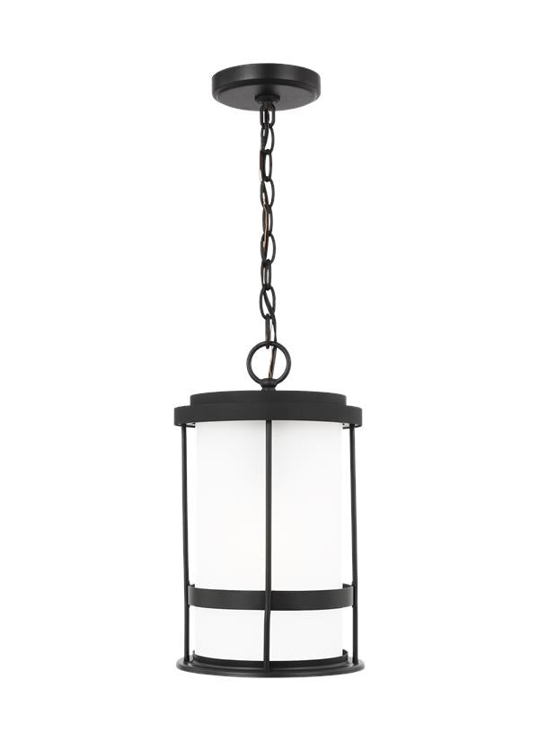 Wilburn Collection - One Light Outdoor Pendant Lantern | Finish: Black - 6290901-12