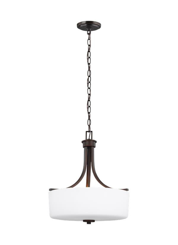 6528803EN3-710, Three Light Pendant , Canfield Collection