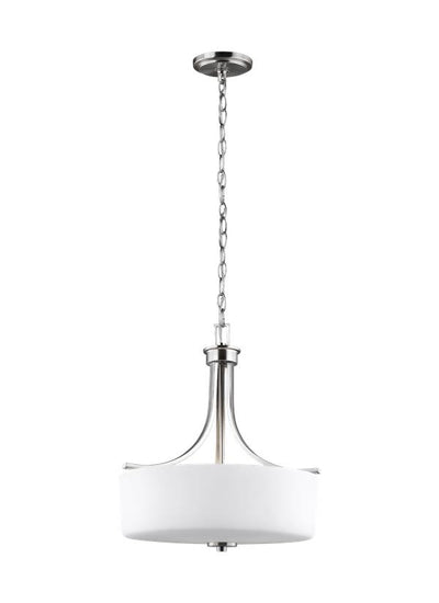 6528803EN3-962, Three Light Pendant , Canfield Collection