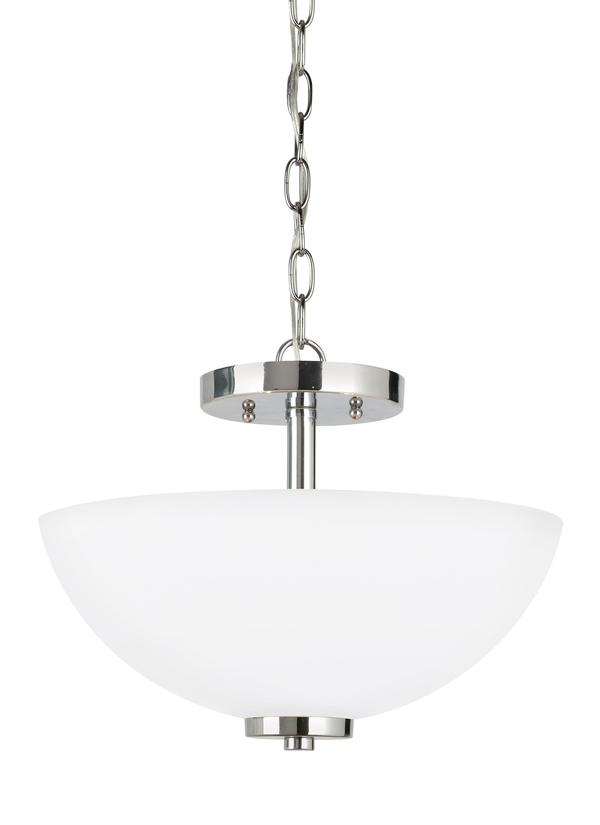 77160-05, Two Light Semi-Flush Convertible Pendant , Oslo Collection