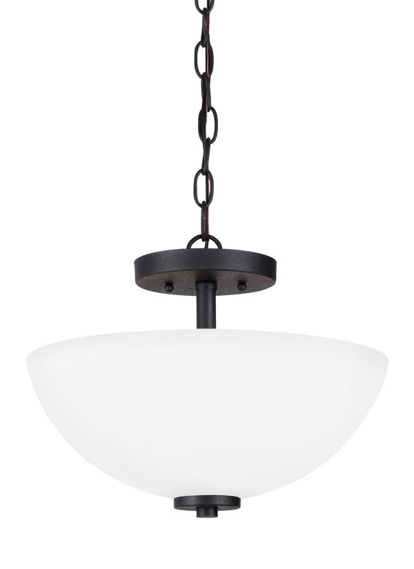 77160-839, Two Light Semi-Flush Convertible Pendant , Oslo Collection