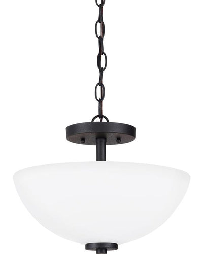 77160-839, Two Light Semi-Flush Convertible Pendant , Oslo Collection