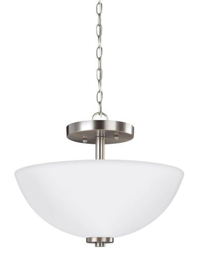 77160-962, Two Light Semi-Flush Convertible Pendant , Oslo Collection