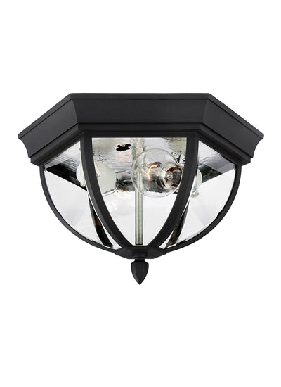 78136-12, Two Light Outdoor Ceiling Flush Mount , Wynfield Collection