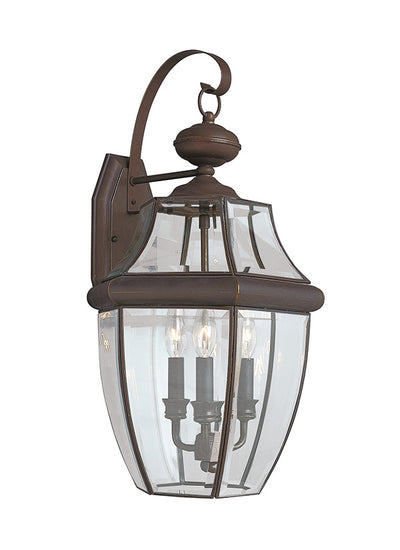 8040-71, Three Light Outdoor Wall Lantern , Lancaster Collection