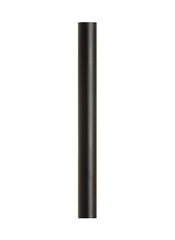 Outdoor Posts Collection - Aluminum Post | Finish: Black - 8101-12