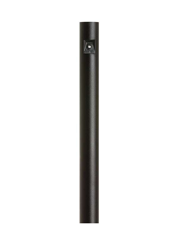 Outdoor Posts Collection - Aluminum Post with Photo Cell | Finish: Black - 8112-12