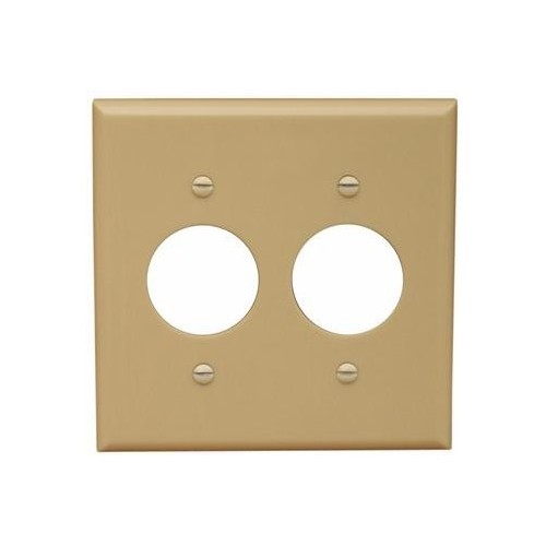 Lexan Wall Plates 2 Gang 2 Single Receptacle 1.406