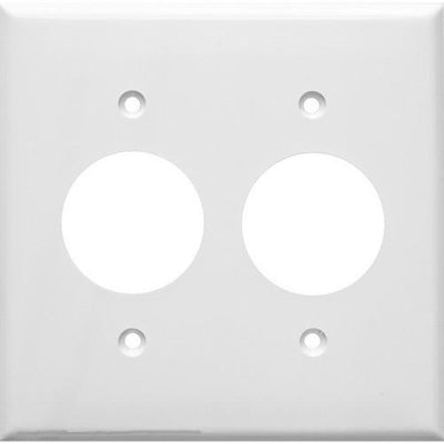 Lexan Wall Plates 2 Gang 2 Single Receptacle 1.406