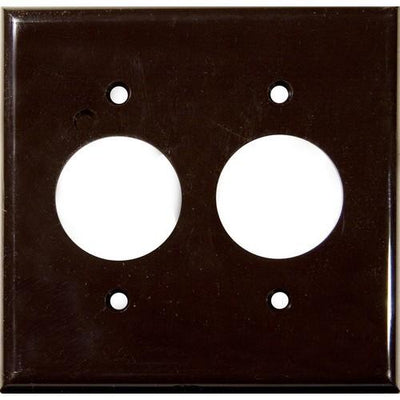 Lexan Wall Plates 2 Gang 2 Single Receptacle 1.406