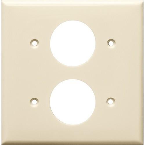 Lexan Wall Plates 2 Gang 2 Single Receptacle 1.406
