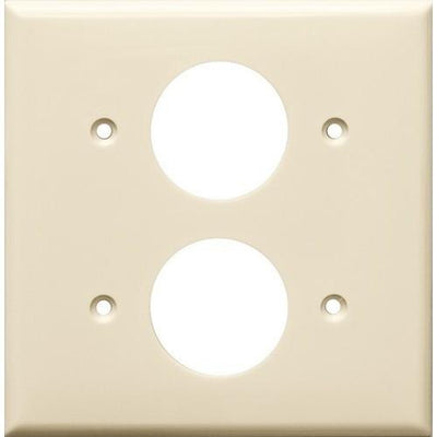 Lexan Wall Plates 2 Gang 2 Single Receptacle 1.406