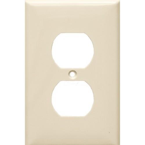 Lexan Wall Plates 1 Gang Midsize Duplex Receptacle