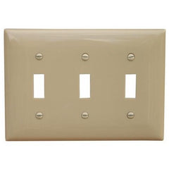 Lexan Wall Plates 3 Gang Midsize Toggle Switch