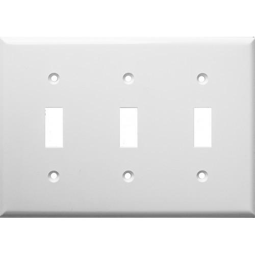 Lexan Wall Plates 3 Gang Midsize Toggle Switch