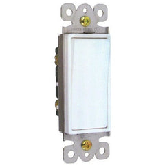 Commercial Grade Decorative Switches -White Single Pole 20A 120-277V