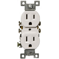 Commercial Duplex Receptacle -15A 125V White