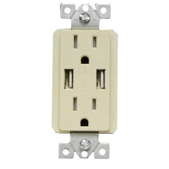 Decorative USB Chargers & Tamper Resistant Duplex Receptacle