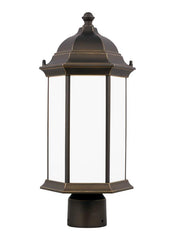 Sevier Collection - Medium One Light Outdoor Post Lantern | Finish: Antique Bronze - 8238651-71