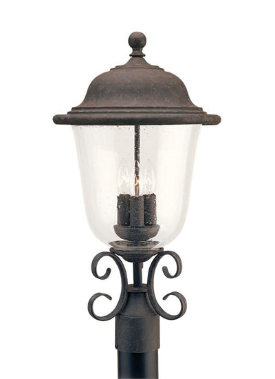 8259EN-46, Three Light Outdoor Post Lantern , Trafalgar Collection