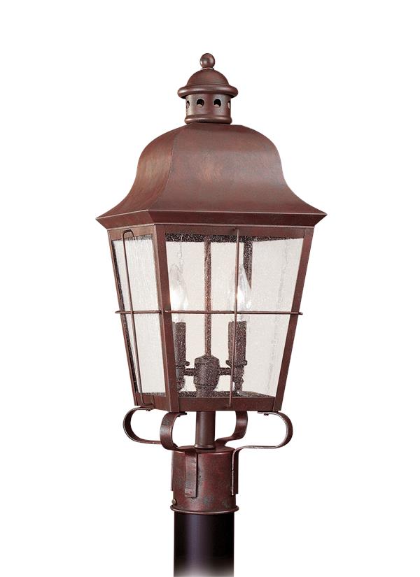 8262EN-44, Two Light Outdoor Post Lantern , Chatham Collection