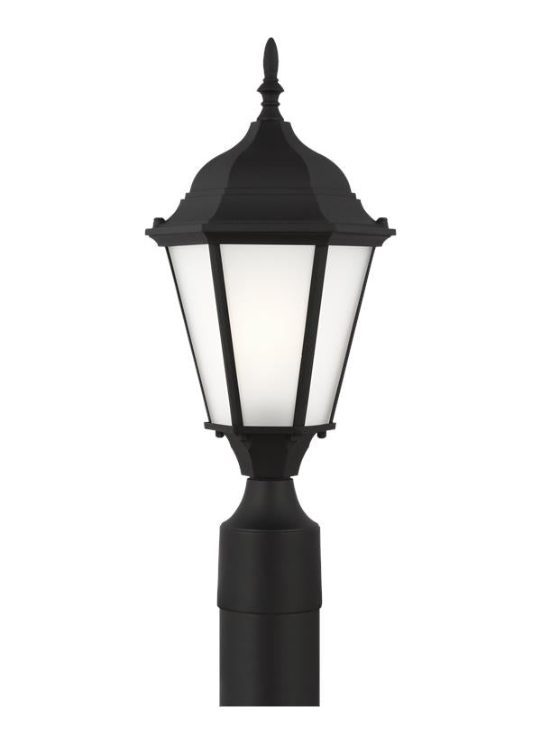 Bakersville Collection - One Light Outdoor Post Lantern | Finish: Black - 82941-12
