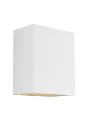 Paintable Ceramic Sconces Collection - One Light Outdoor Turtle Friendly Wall Lantern | Finish: Unfinished Ceramic - 8304801-714/T
