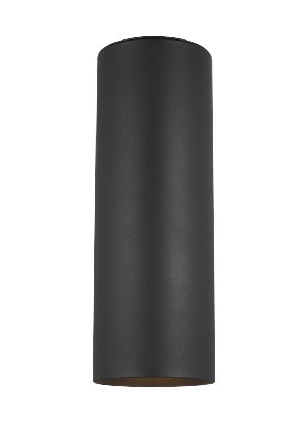 Outdoor Cylinders Collection - Two Light Outdoor Wall Lantern | Finish: Black - 8313802EN3-12