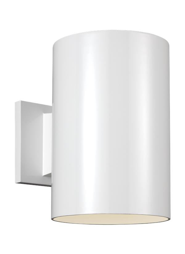 Outdoor Cylinders Collection - Large LED Wall Lantern | Finish: White - 8313997S-15