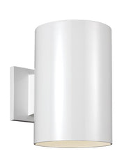 Outdoor Cylinders Collection - Large LED Wall Lantern | Finish: White - 8313997S-15