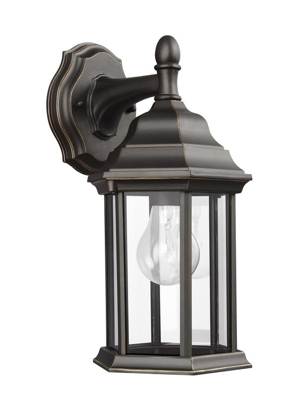 8338701-12, Small One Light Downlight Outdoor Wall Lantern , Sevier Collection