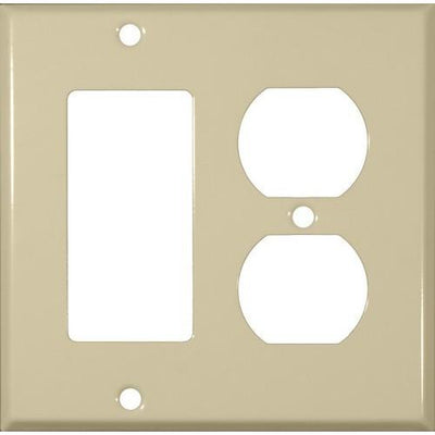 Painted Steel Wall Plates 2 Gang