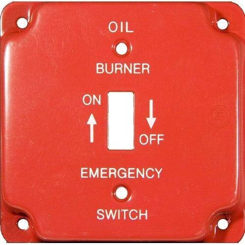 Emergency Metal Switch Plates 4 in. Raised