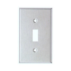 304 Stainless Steel Wall Plates 1 Gang Toggle Switch