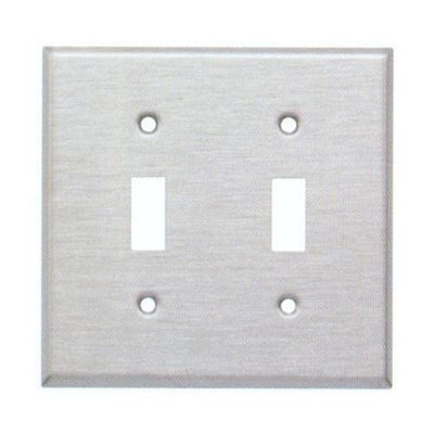 304 Stainless Steel Wall Plates 1 Gang Toggle Switch