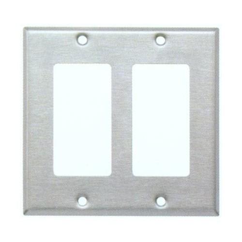304 Stainless Steel Wall Plates 1 and 2 Gang Decorative/GFCI