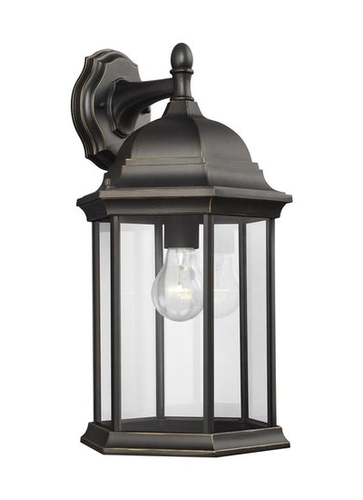 8438701-12, Large One Light Downlight Outdoor Wall Lantern , Sevier Collection