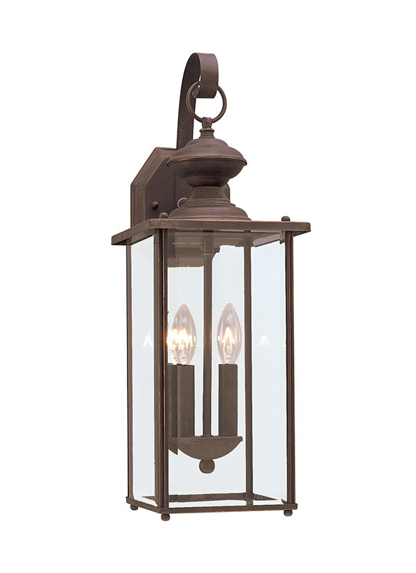 8468-71, Two Light Outdoor Wall Lantern , Jamestowne Collection