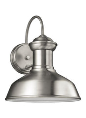 Fredricksburg Collection - Small One Light Outdoor Turtle Friendly Wall Lantern | Finish: Satin Aluminum - 8547701-04/T