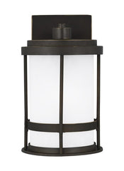 Wilburn Collection - Small One Light Outdoor Wall Lantern | Finish: Antique Bronze - 8590901-71