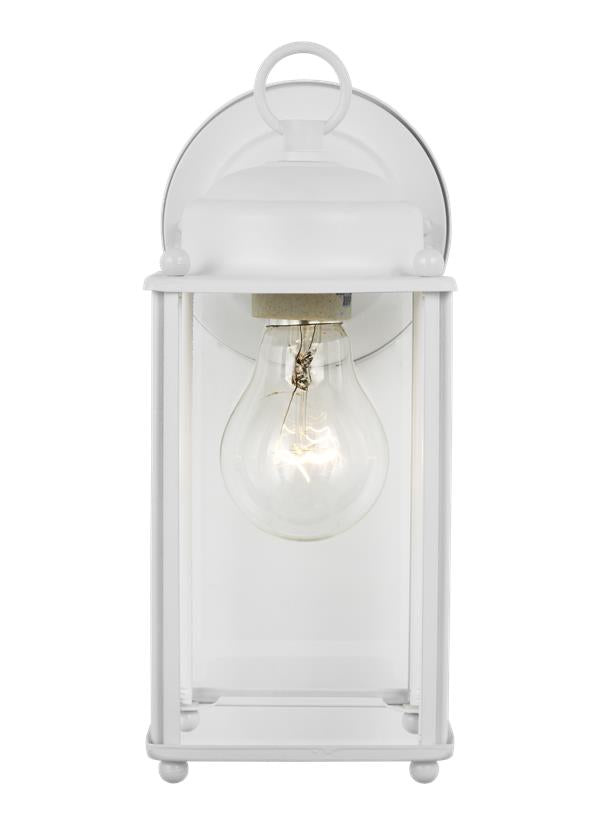 New Castle Collection - Large One Light Outdoor Wall Lantern | Finish: White - 8593-15