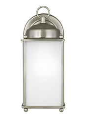 New Castle Collection - Large One Light Outdoor Wall Lantern | Finish: Antique Brushed Nickel - 8593001-965