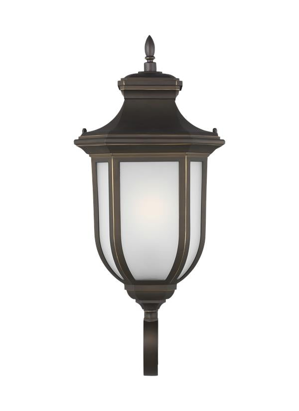 Childress Collection - Large One Light Uplight Outdoor Wall Lantern | Finish: Antique Bronze - 8736401EN3-71