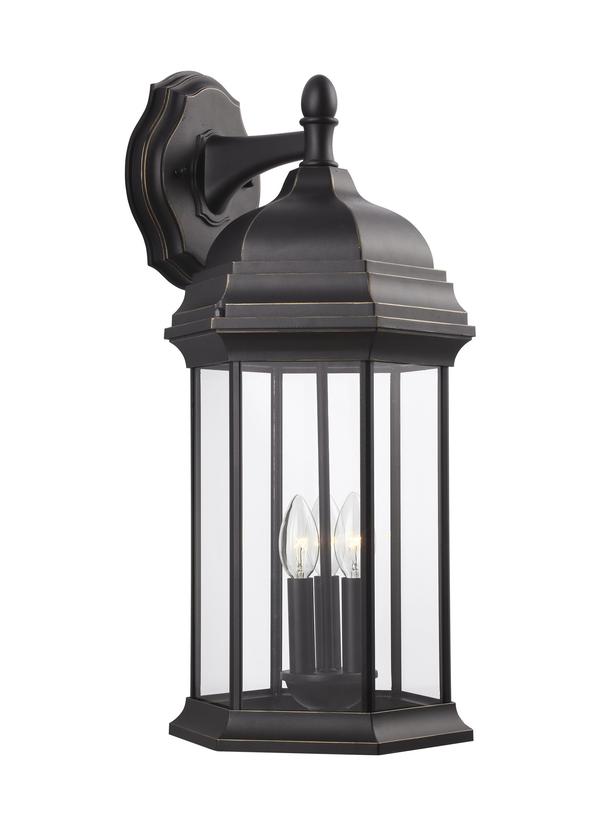8738703-71, Extra Large Three Light Downlight Outdoor Wall Lantern , Sevier Collection