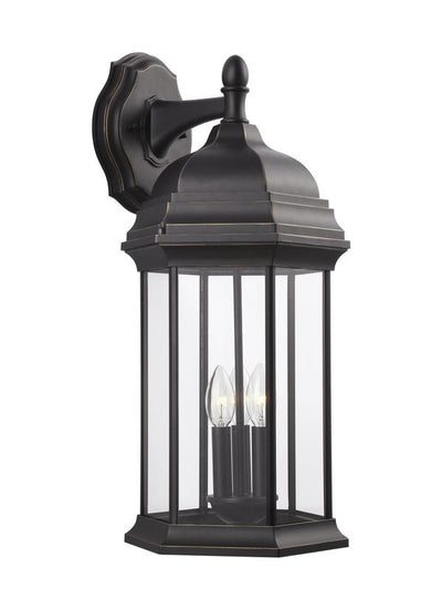 8738703-71, Extra Large Three Light Downlight Outdoor Wall Lantern , Sevier Collection