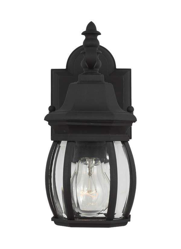 Wynfield Collection - Small One Light Outdoor Wall Lantern | Finish: Black - 88203-12