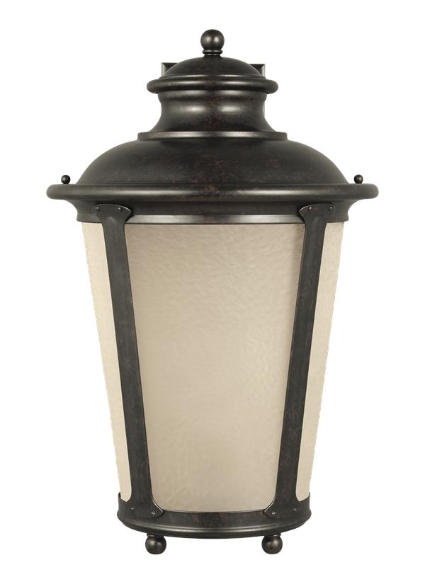 Cape May Collection - One Light Outdoor Wall Lantern | Finish: Burled Iron - 88244-780