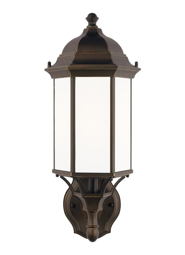 Sevier Collection - Medium One Light Uplight Outdoor Wall Lantern | Finish: Antique Bronze - 8838701-71
