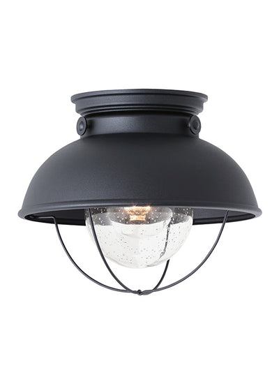 8869-12, One Light Outdoor Ceiling Flush Mount , Sebring Collection