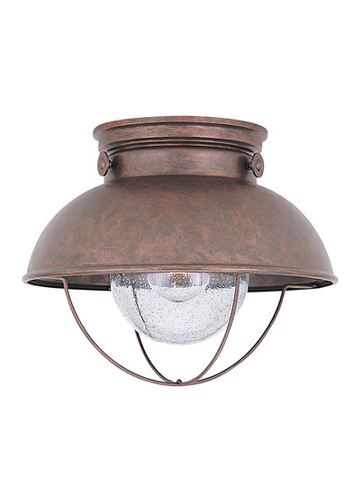 8869-44, One Light Outdoor Ceiling Flush Mount , Sebring Collection